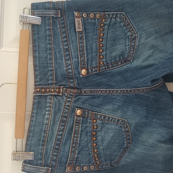 Cruel Kennedi dark wash jeans with rivet pockets size 9R - Picture 5 of 11